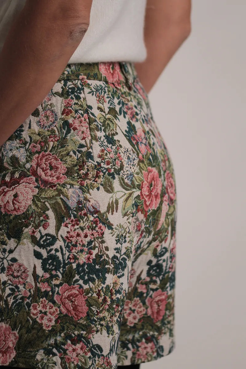 Short Colibri vert/rose