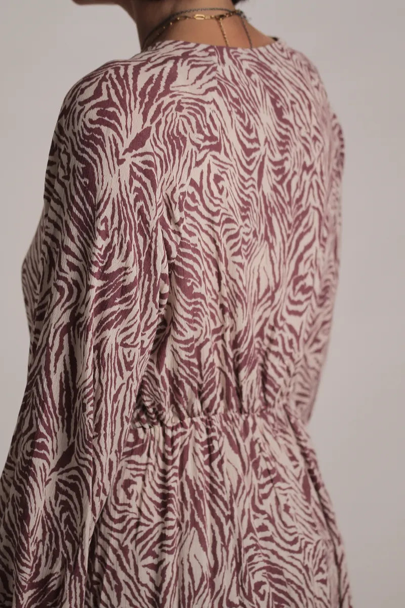 Robe longue Savane Rose