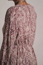 Robe longue Savane Rose