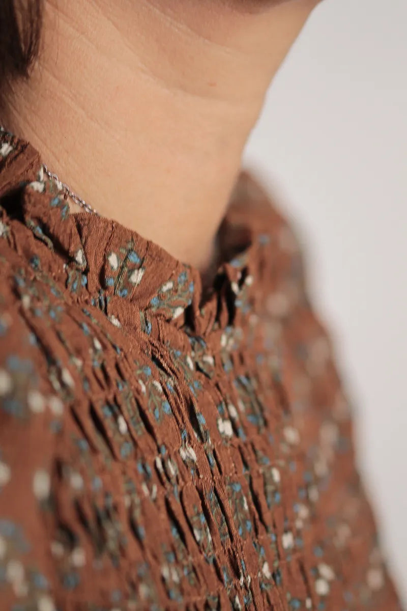 Chemisier Bichette chocolat