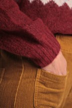 Pantalon Victor Velours côtelé Ocre