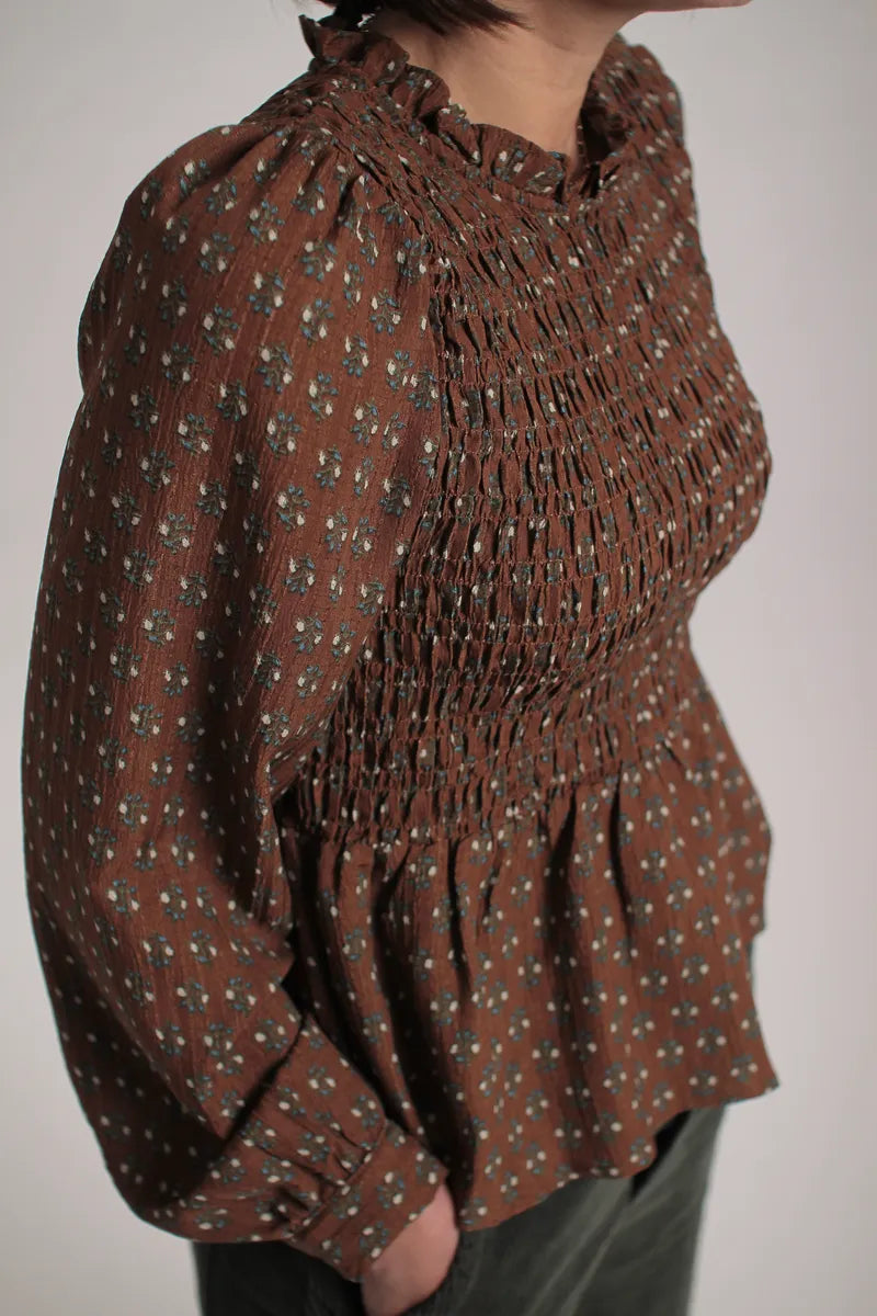 Chemisier Bichette chocolat