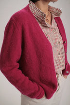 Gilet Alpaga Cerise