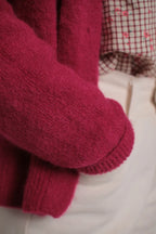 Gilet Alpaga Cerise