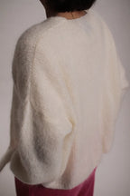 Gilet manche longue Cassandre Mohair