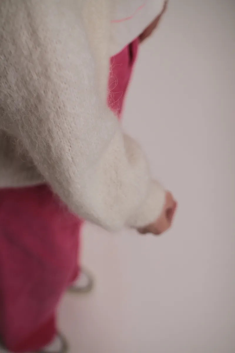 Gilet manche longue Cassandre Mohair