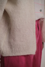 Gilet manche longue Cassandre Mohair