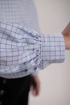 Chemise Cambridge à carreaux bleu