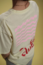 T-shirt Coffee jaune