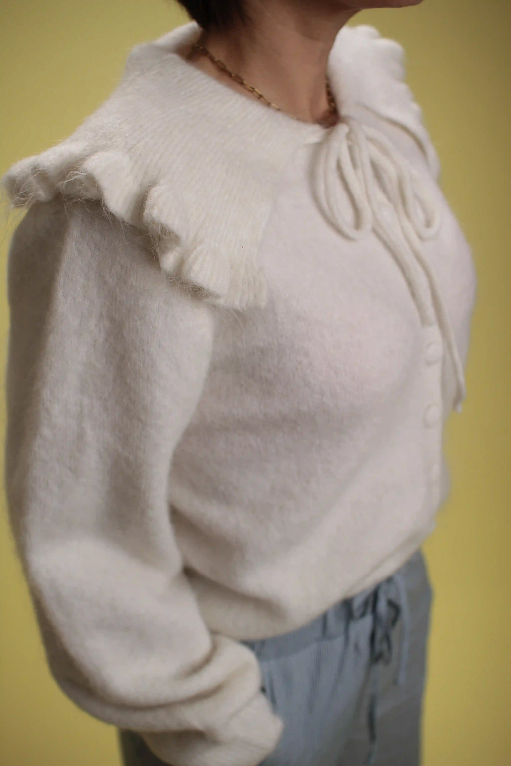 Gilet Jeannette Ecru