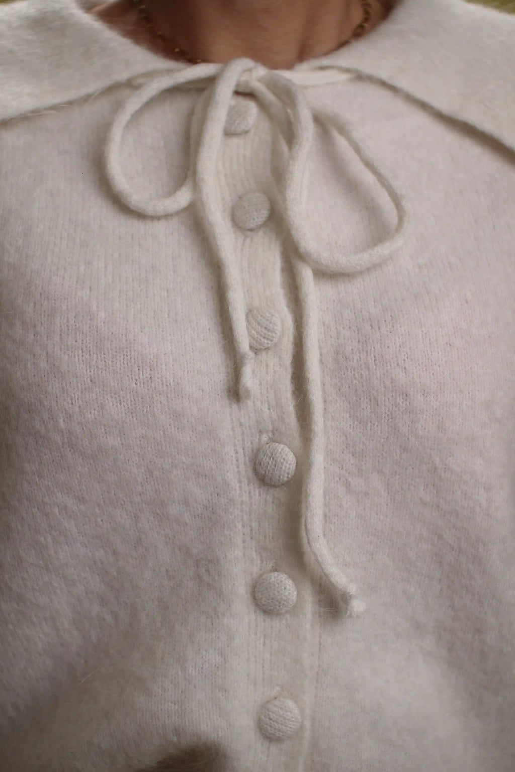 Gilet Jeannette Ecru