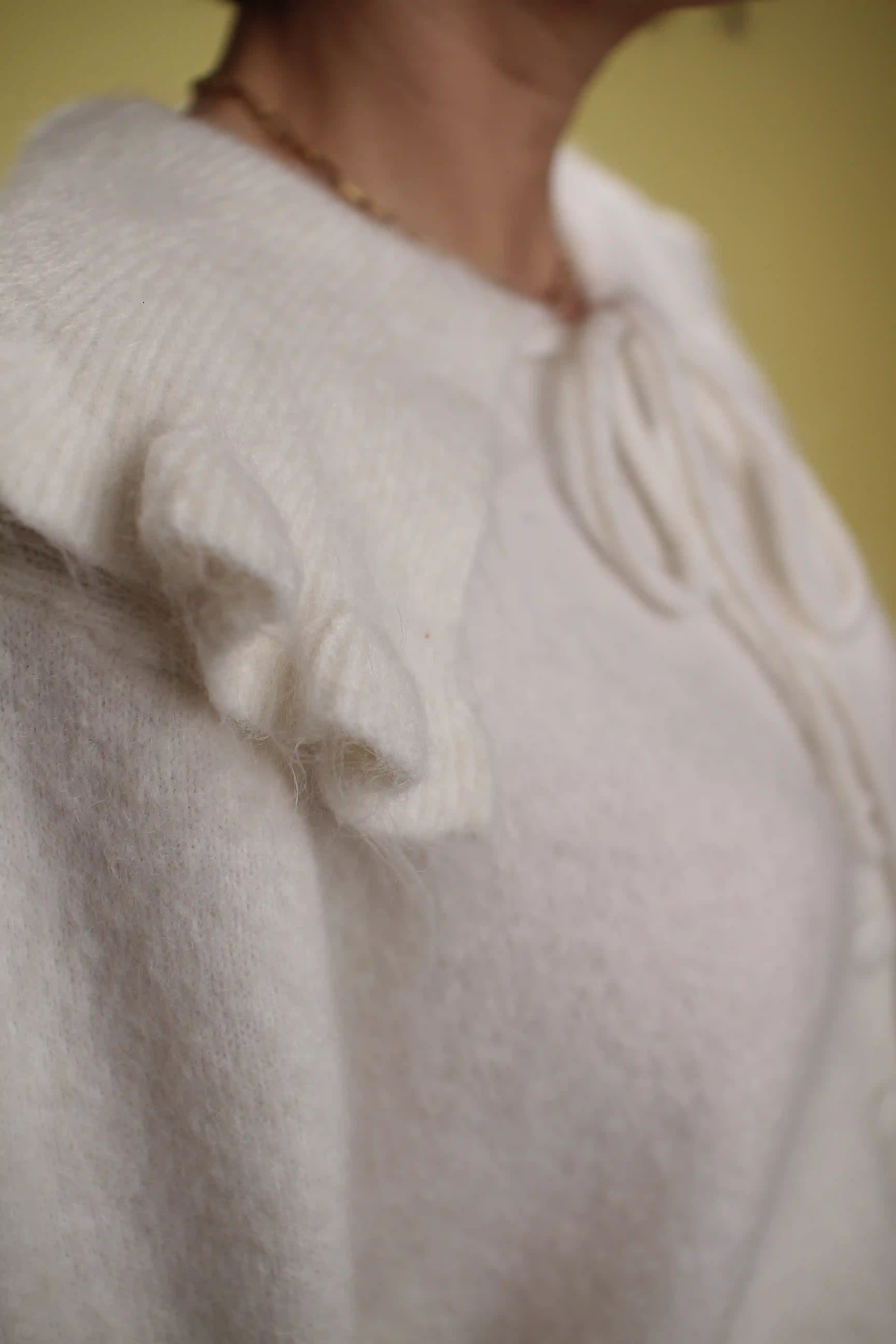 Gilet Jeannette Ecru