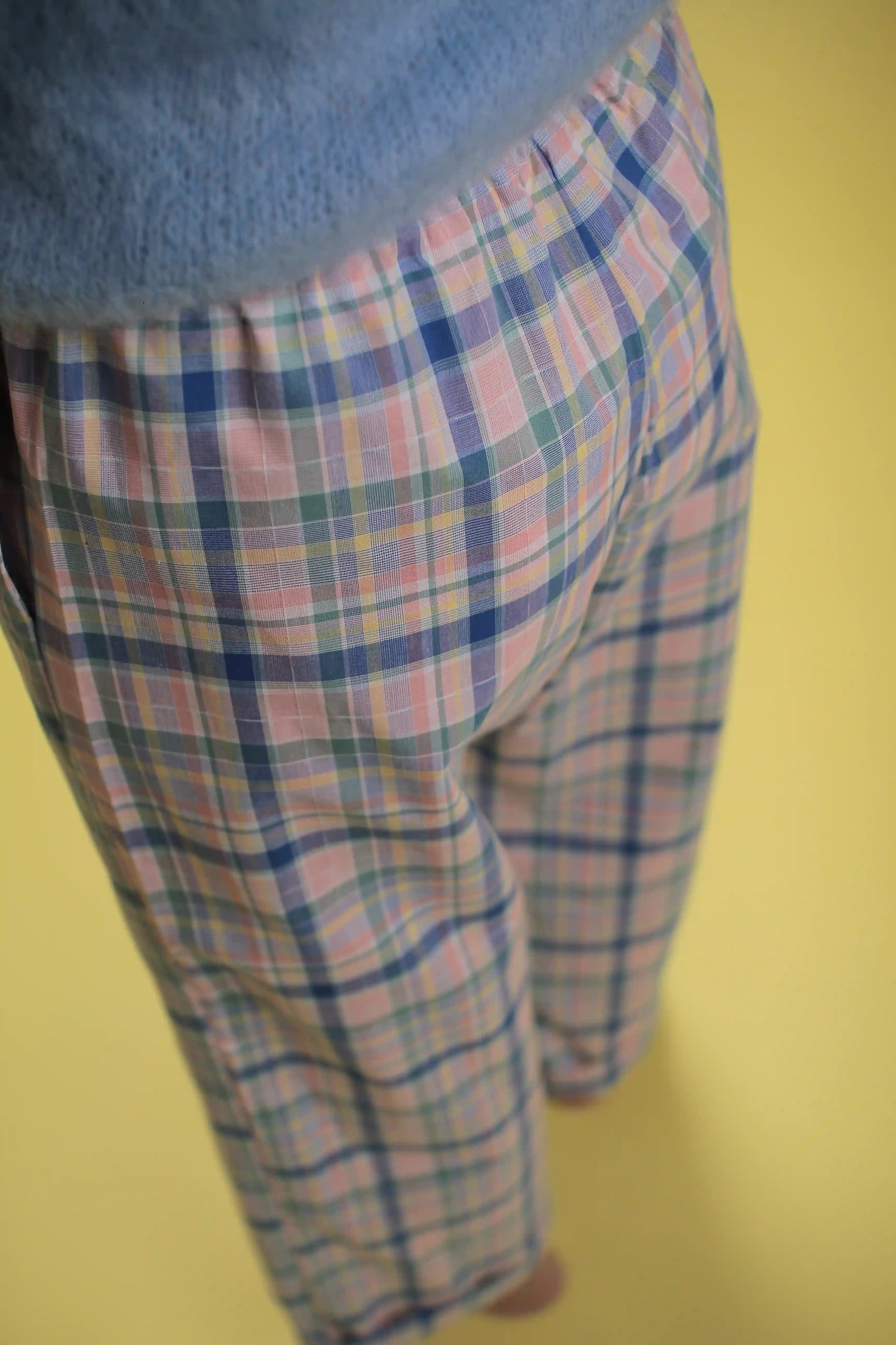 Pantalon Achille à Carreaux