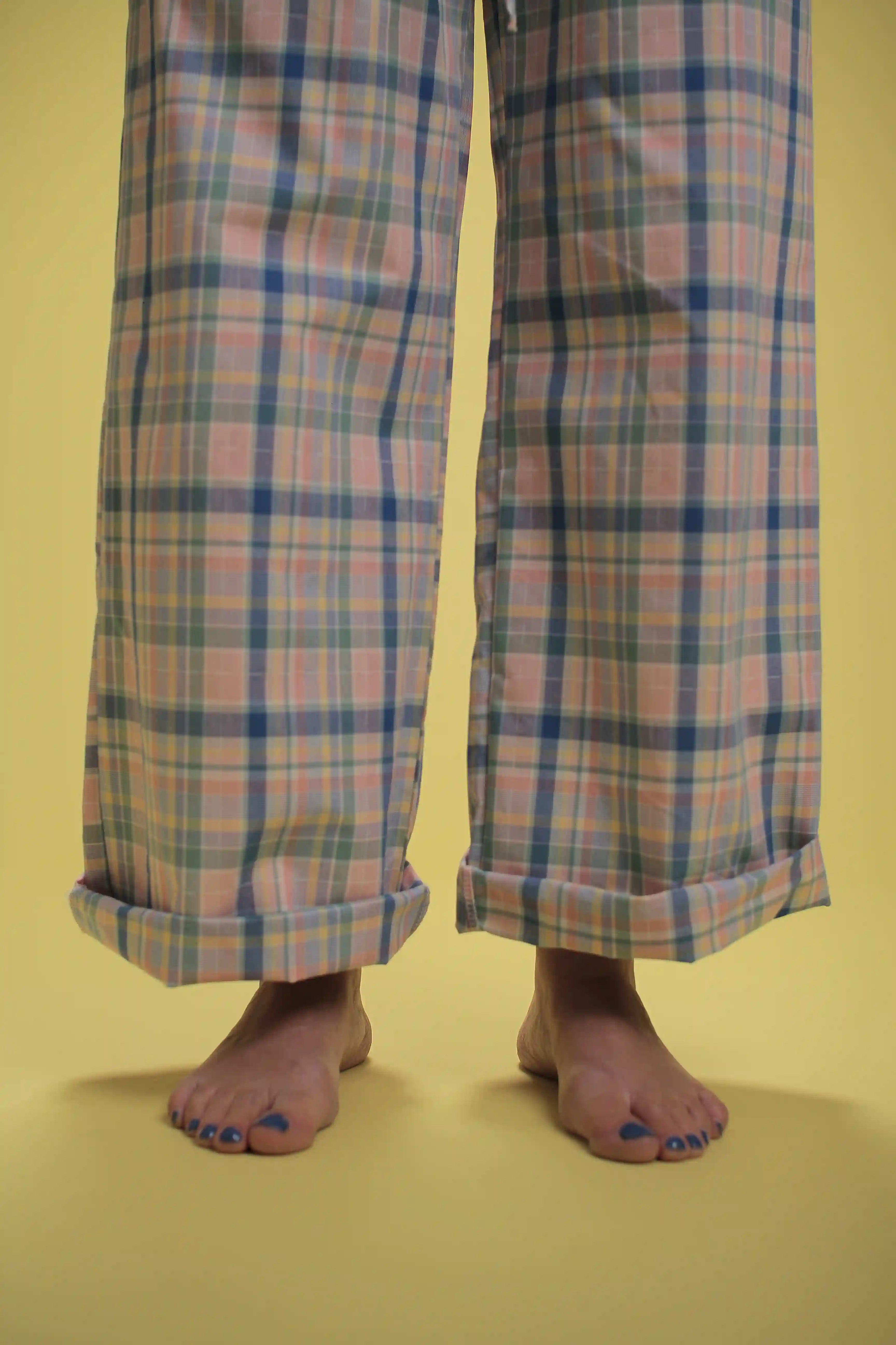 Pantalon Achille à Carreaux