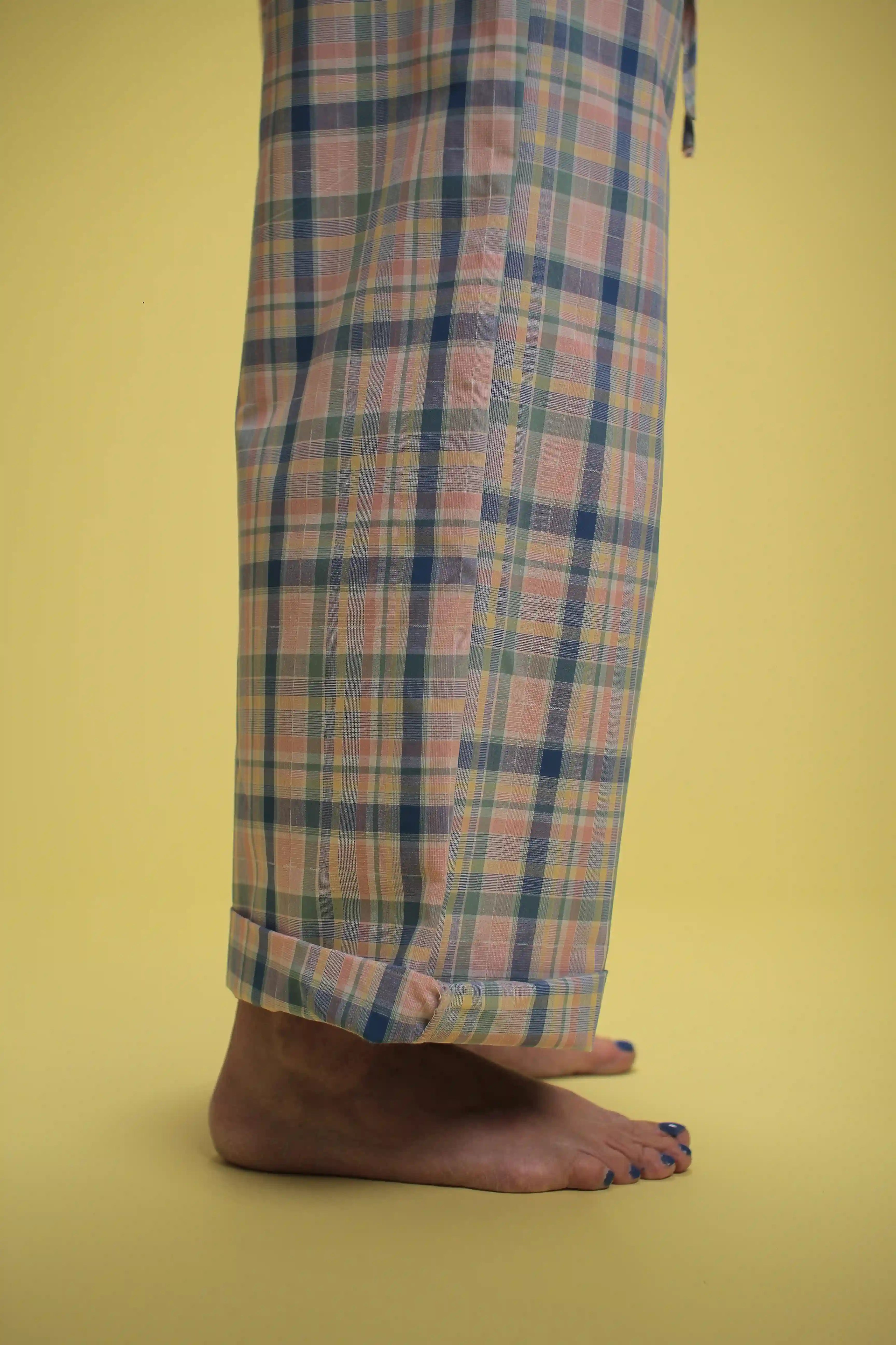Pantalon Achille à Carreaux