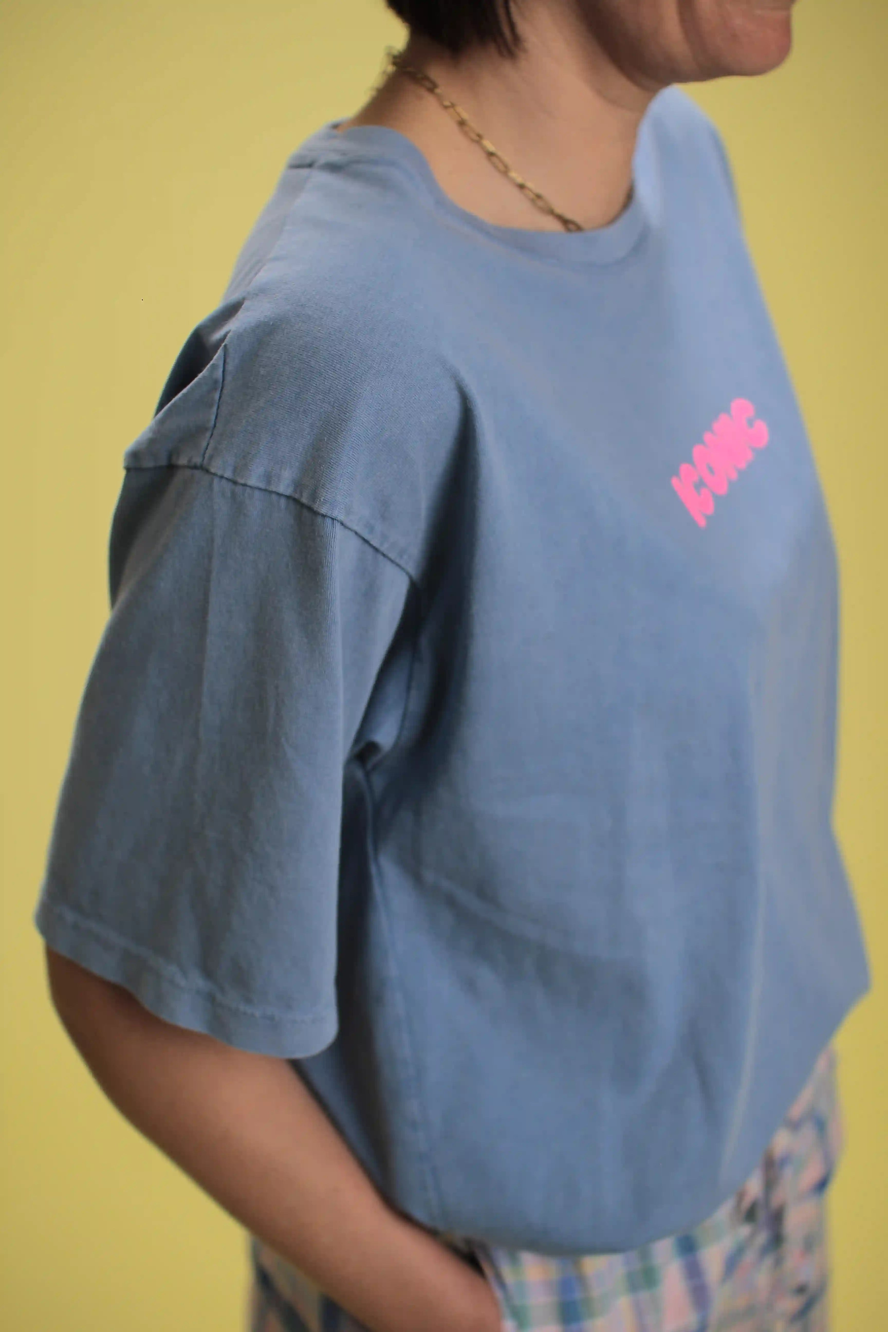 T-shirt Iconic bleu