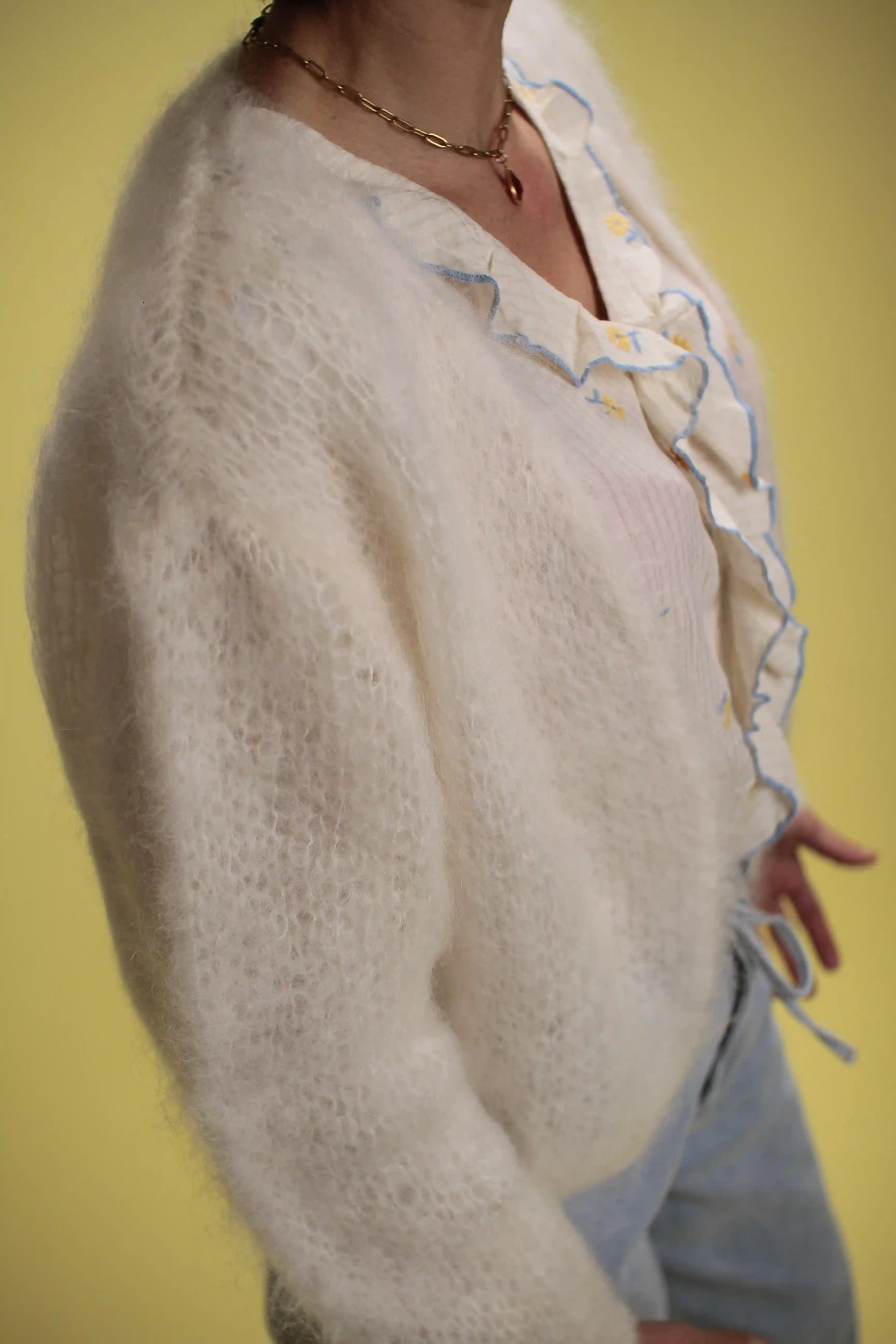 Gilet Jane Ecru