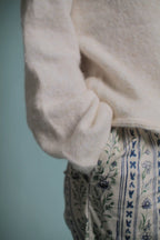 Gilet Perle Crème/chiné