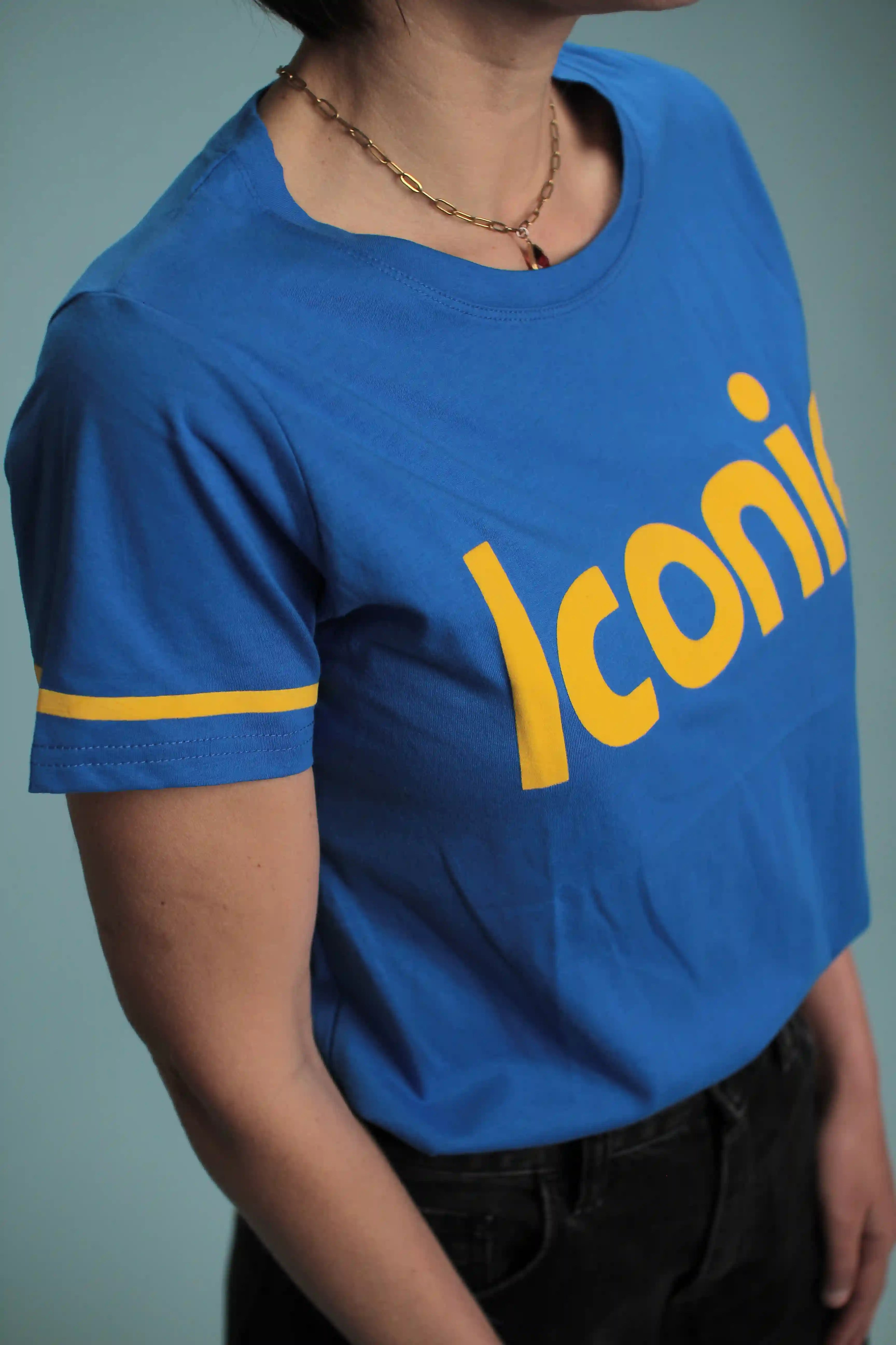 T-shirt Iconic Bleu/jaune