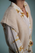 Gilet Grace Ecru Mohair