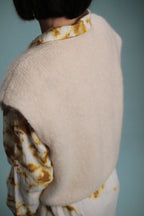 Gilet Grace Ecru Mohair