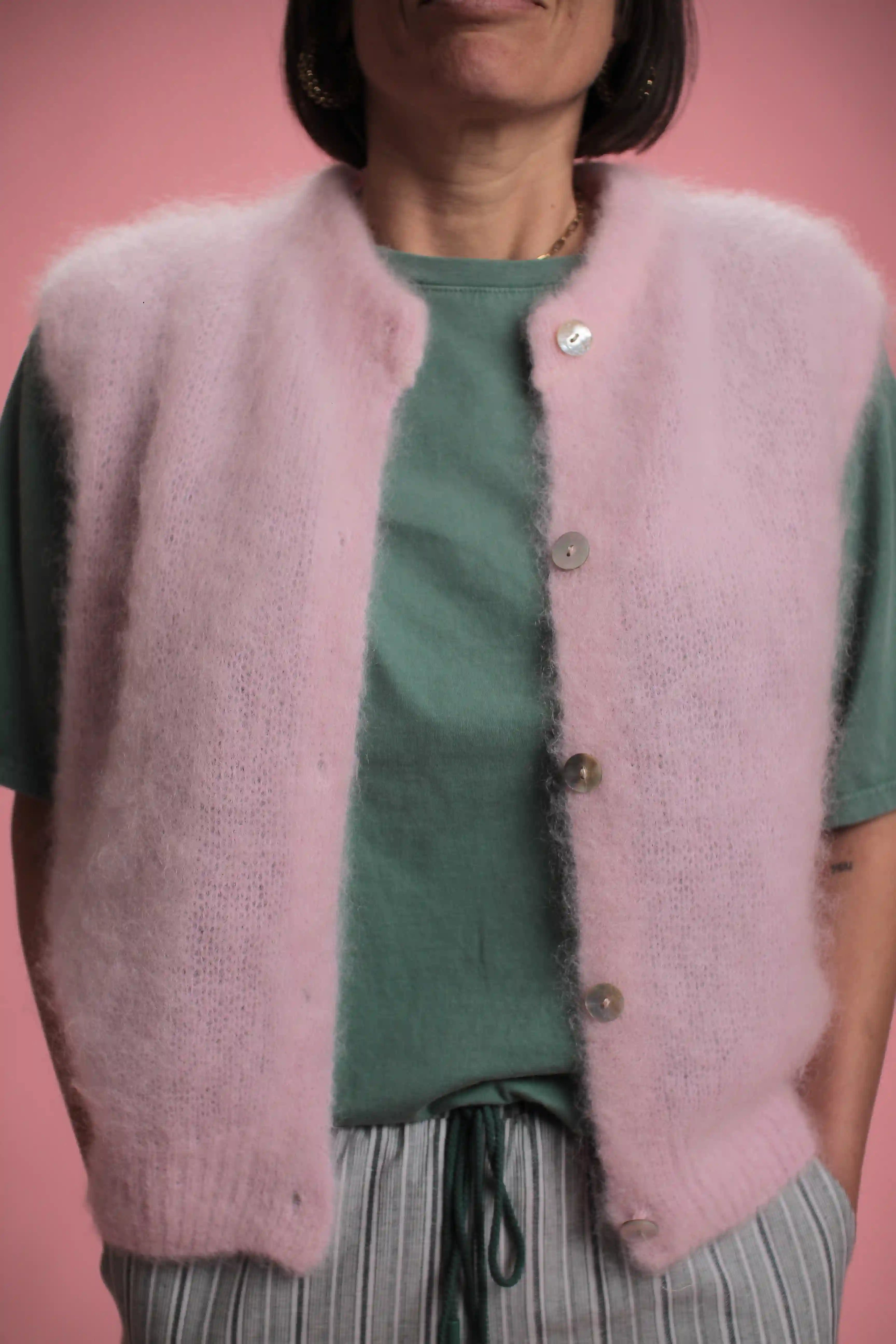 Gilet Marianne Rose