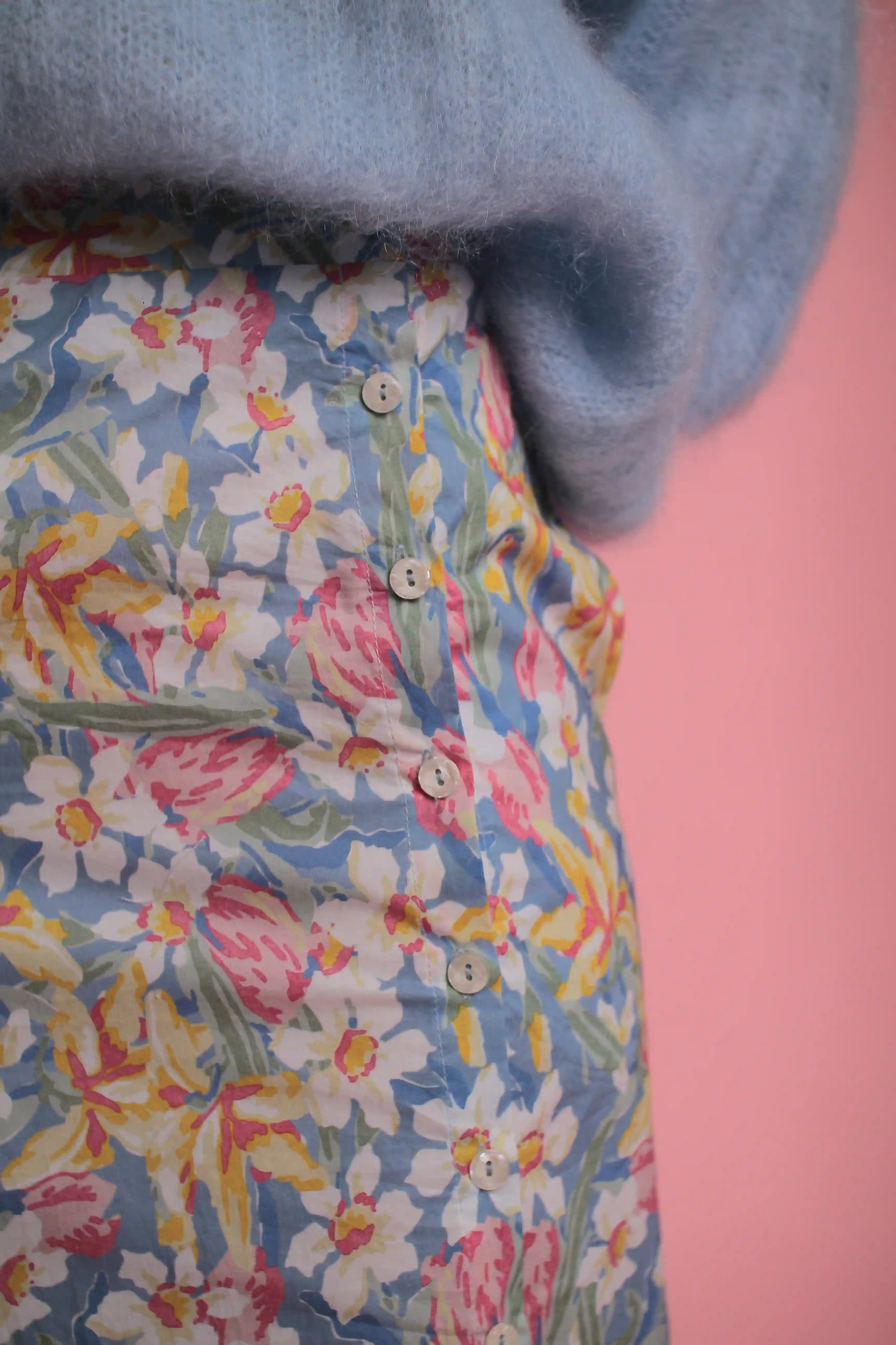 Jupe Josette Bleu