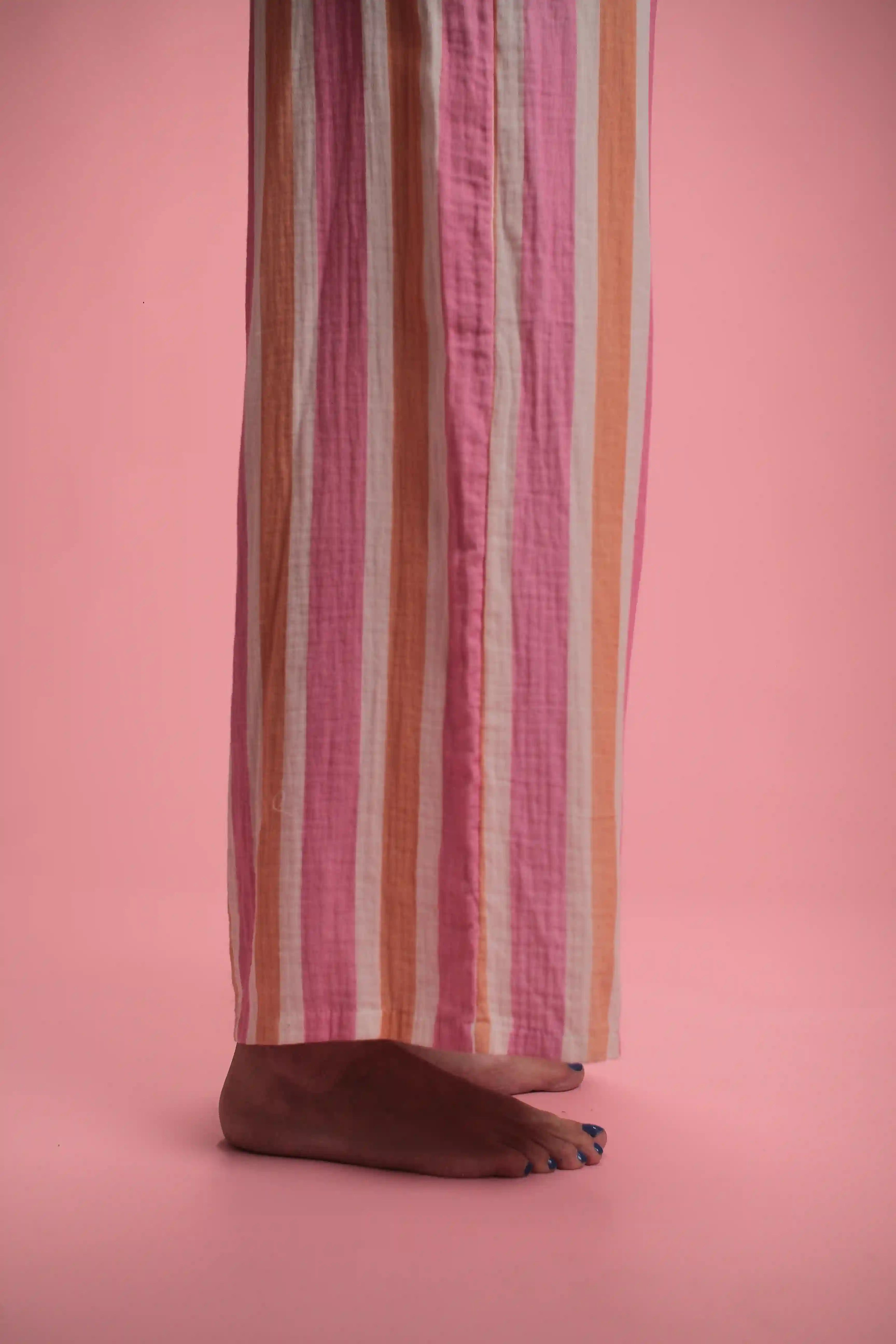 Combinaison Harlo Rose/blanc/orange