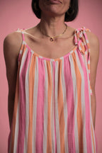Combinaison Harlo Rose/blanc/orange