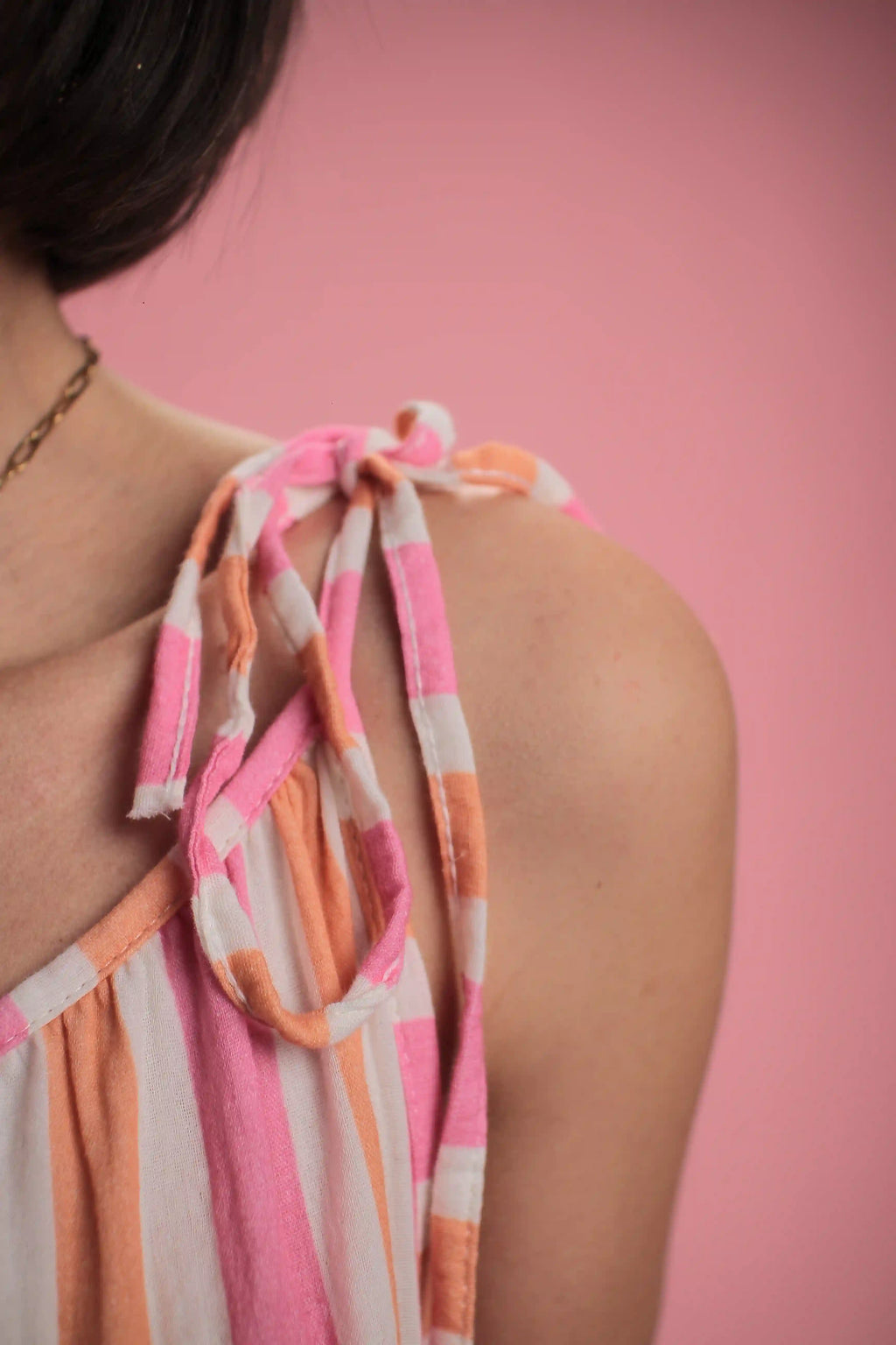 Combinaison Harlo Rose/blanc/orange