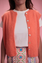 Gilet Chantal Corail