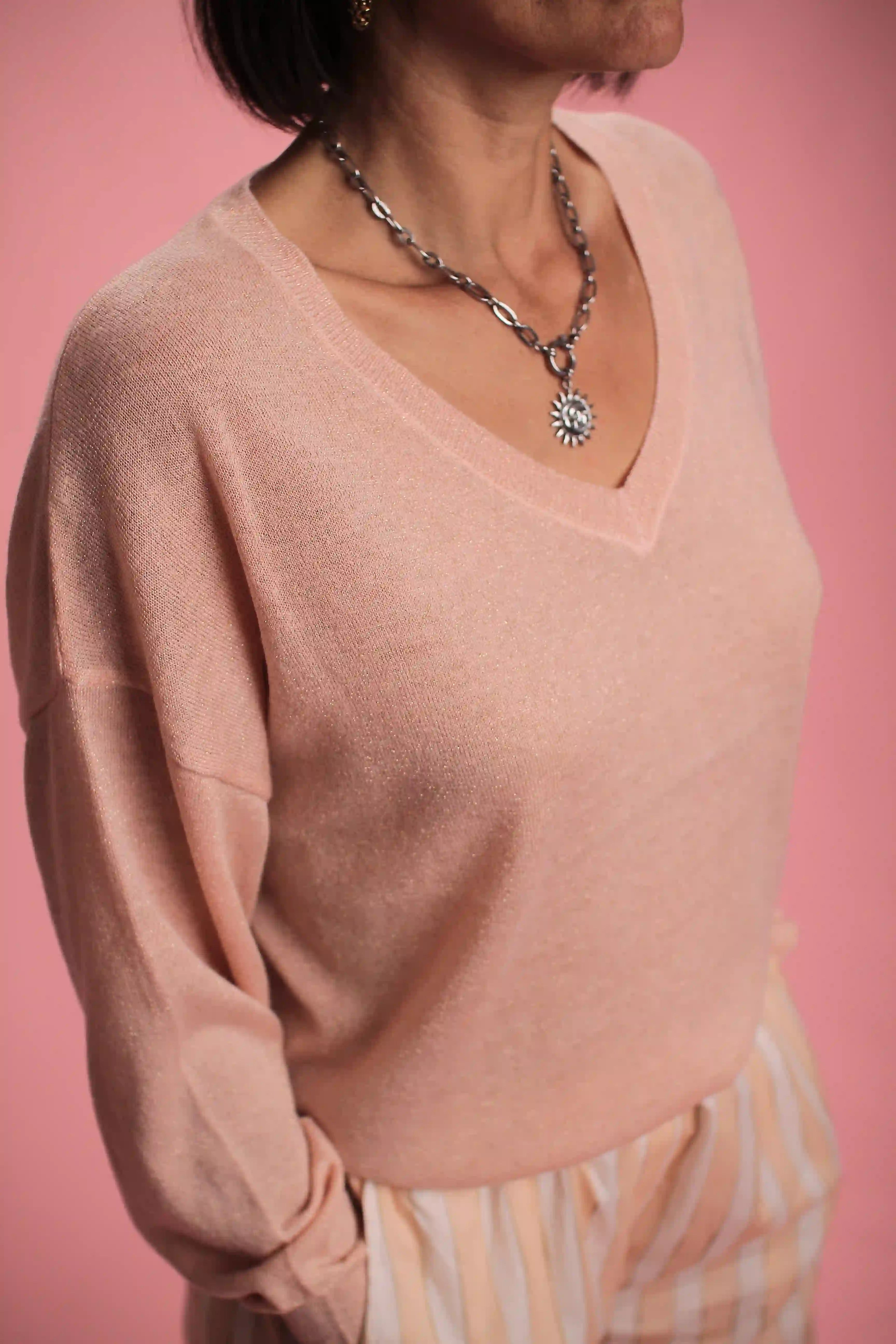 Pull Faby col en V