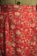 Jupe Mayflower longue fendue rouge