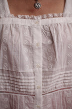 Top Romane voile de coton