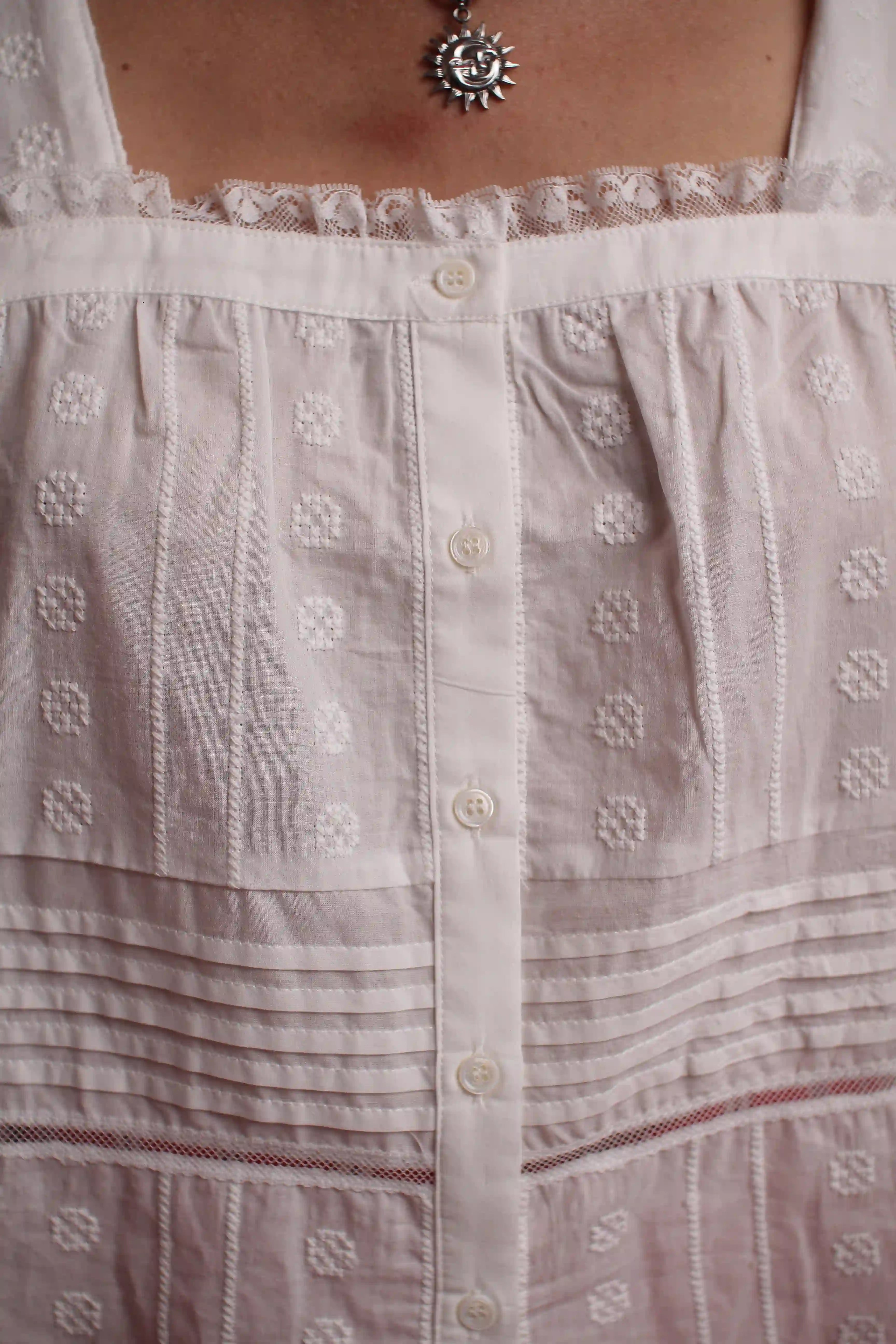Top Romane voile de coton