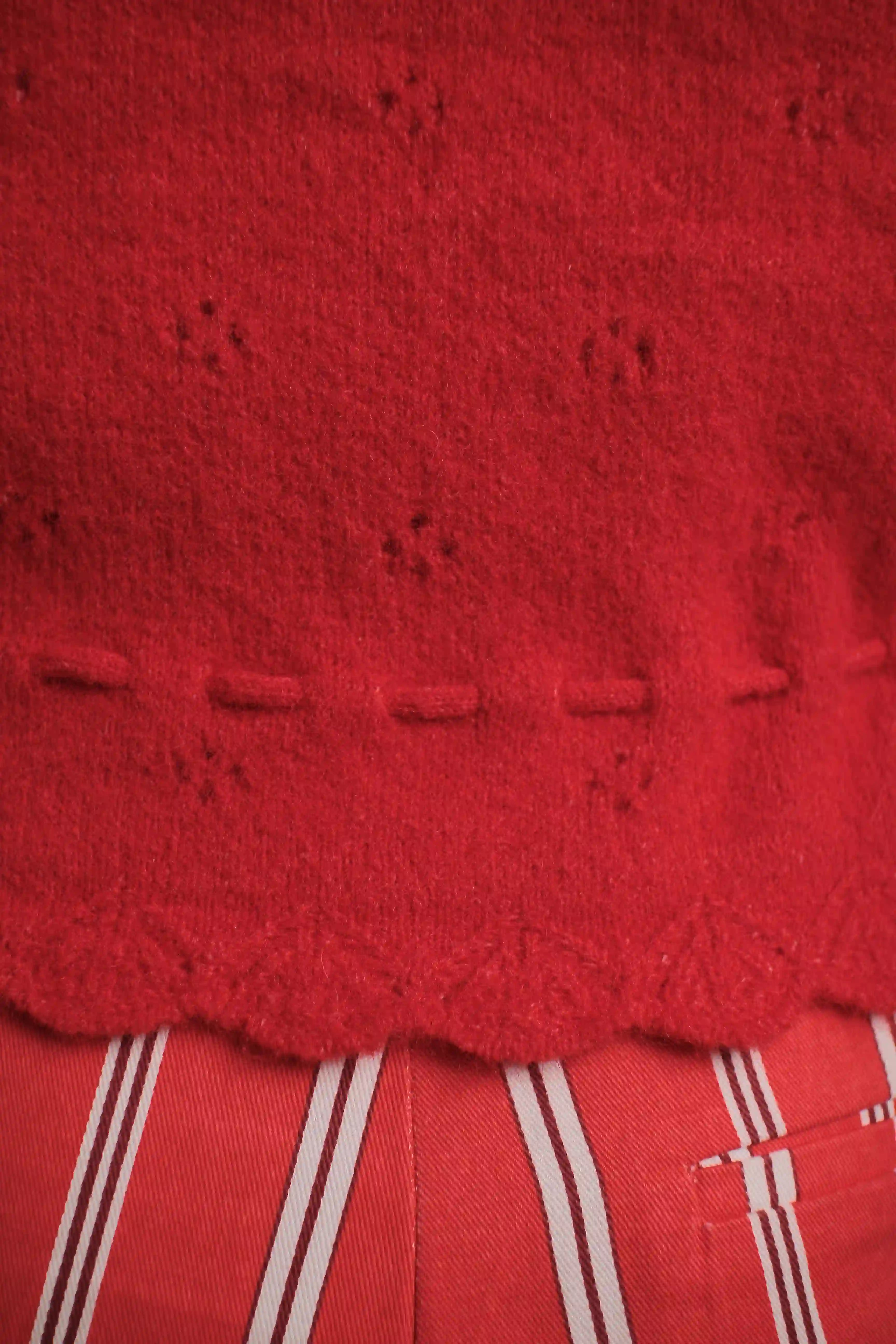 Gilet Kitty Rouge