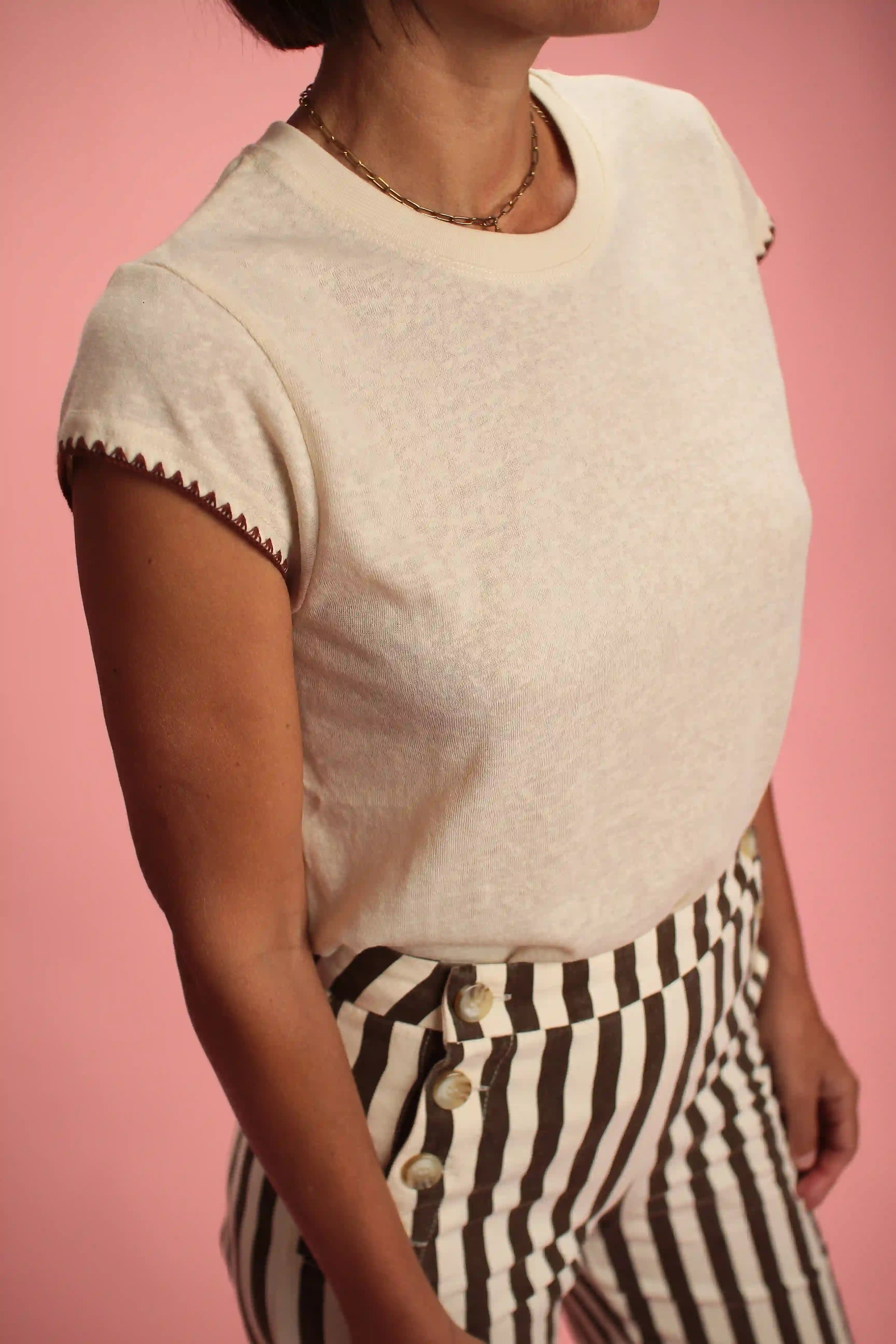 T-shirt Poca Ecru