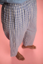 Pantalon Square Bleu
