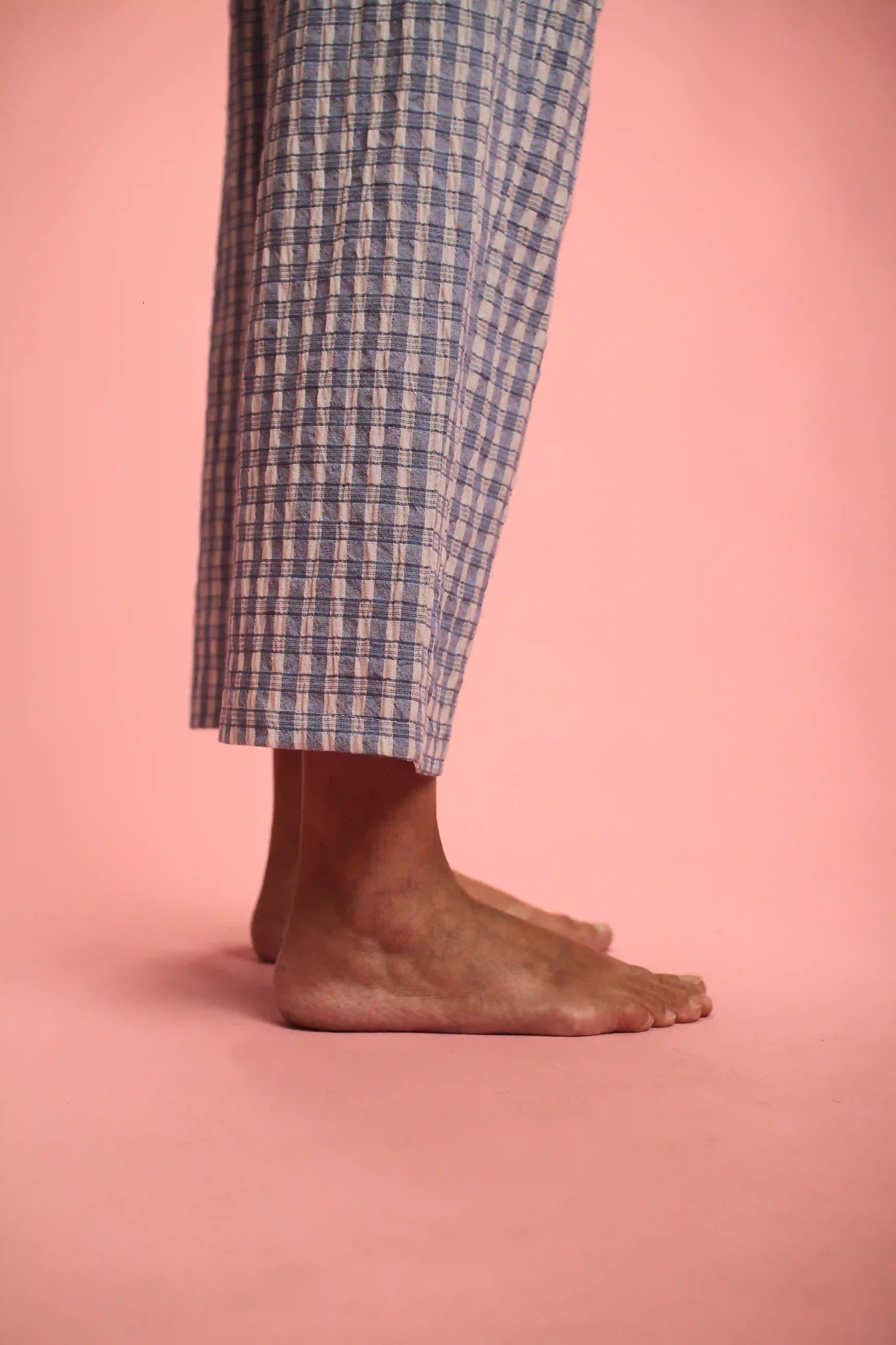 Pantalon Square Bleu