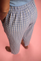 Pantalon Square Bleu