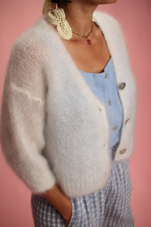 Gilet Hamid Mohair blanc