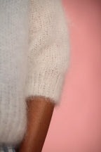 Gilet Hamid Mohair blanc