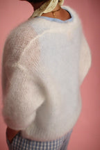 Gilet Hamid Mohair blanc