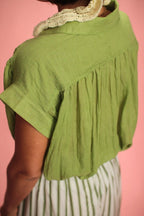 Blouse Granny verte