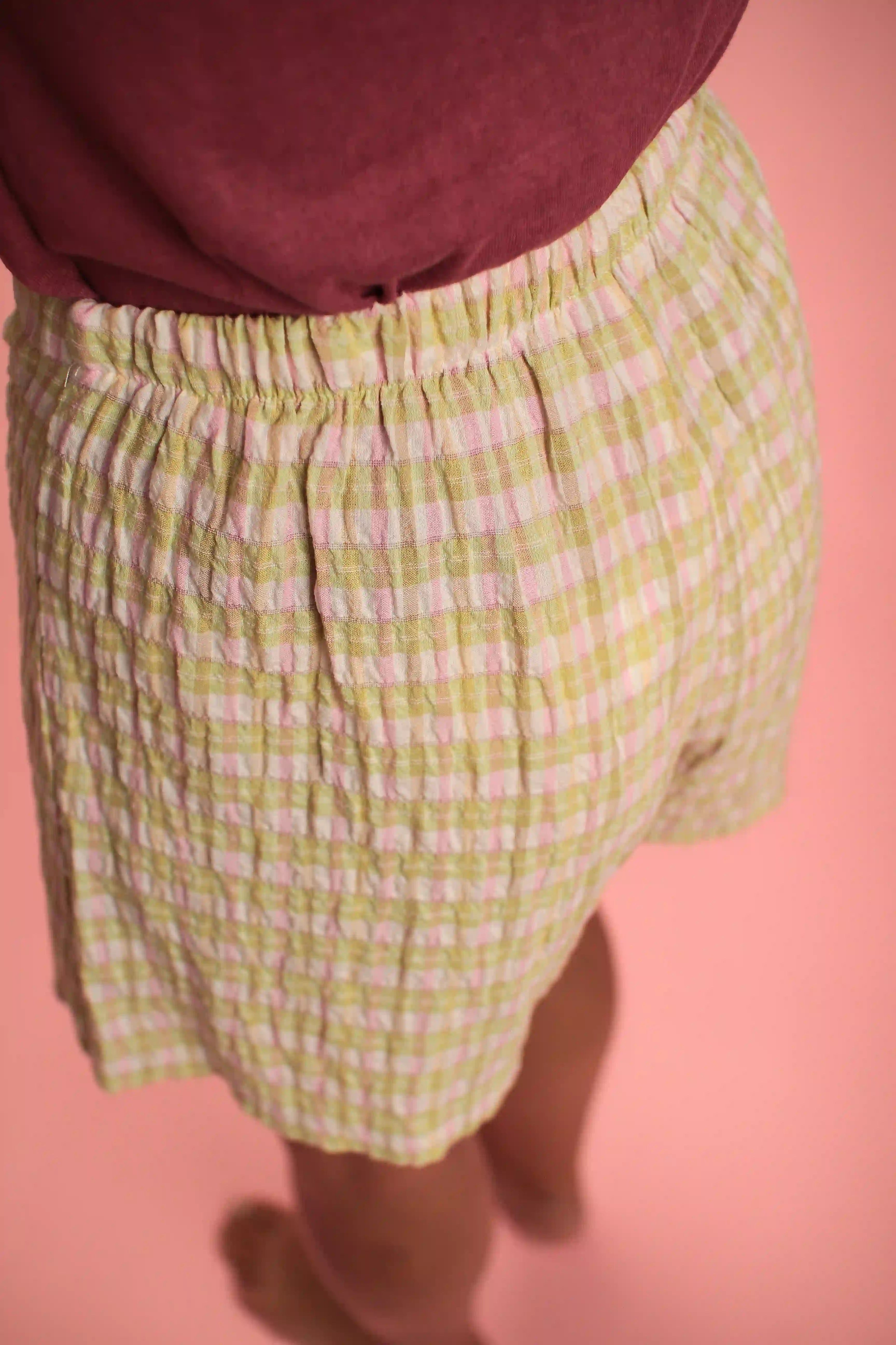 Short Betty Vert/Rose