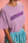 T-Shirt Amour Lila