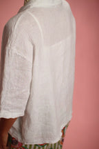 Chemisette Carmen blanche en lin
