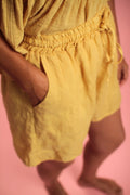 Short Adriana lin jaune
