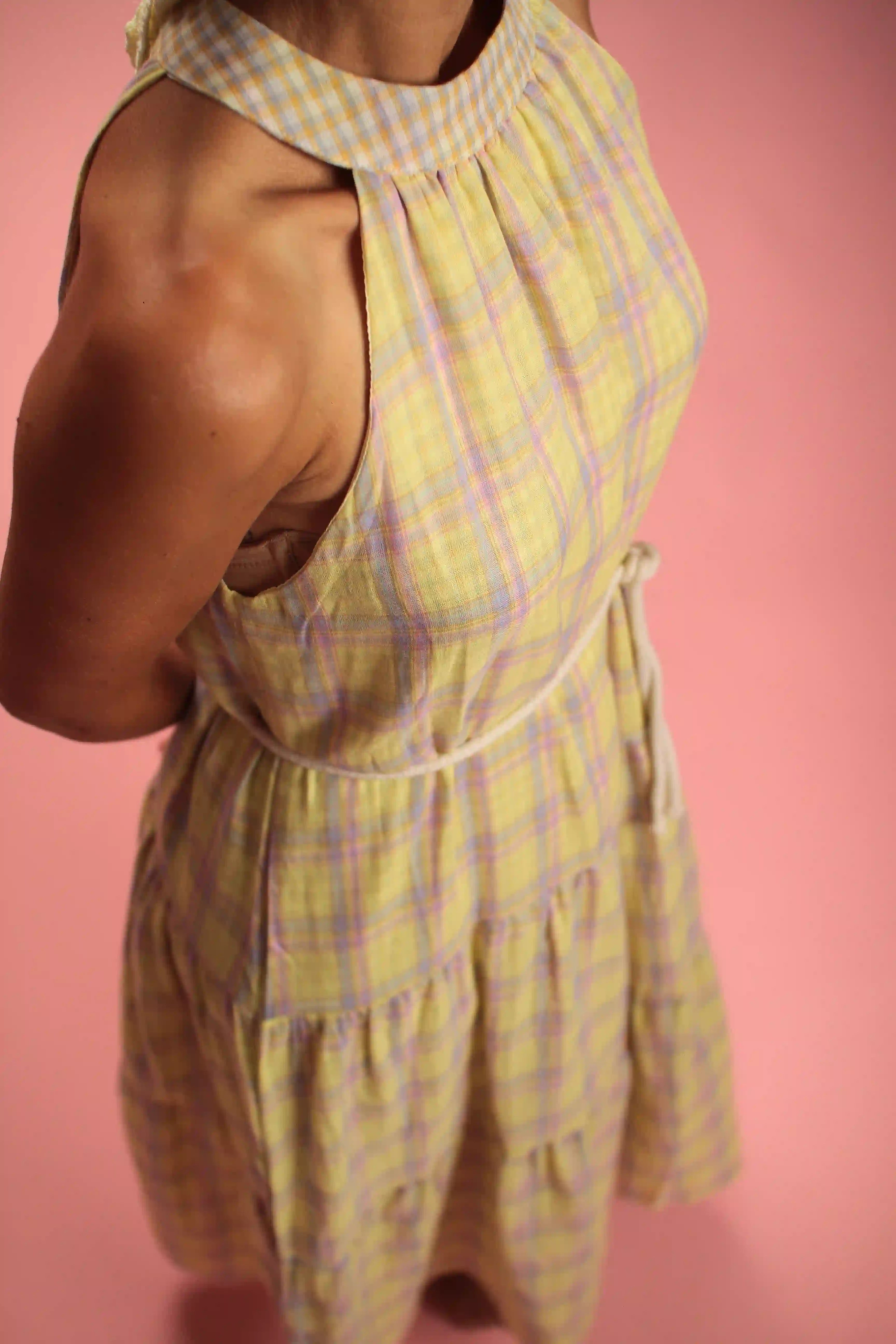 Robe Mary Coton jaune