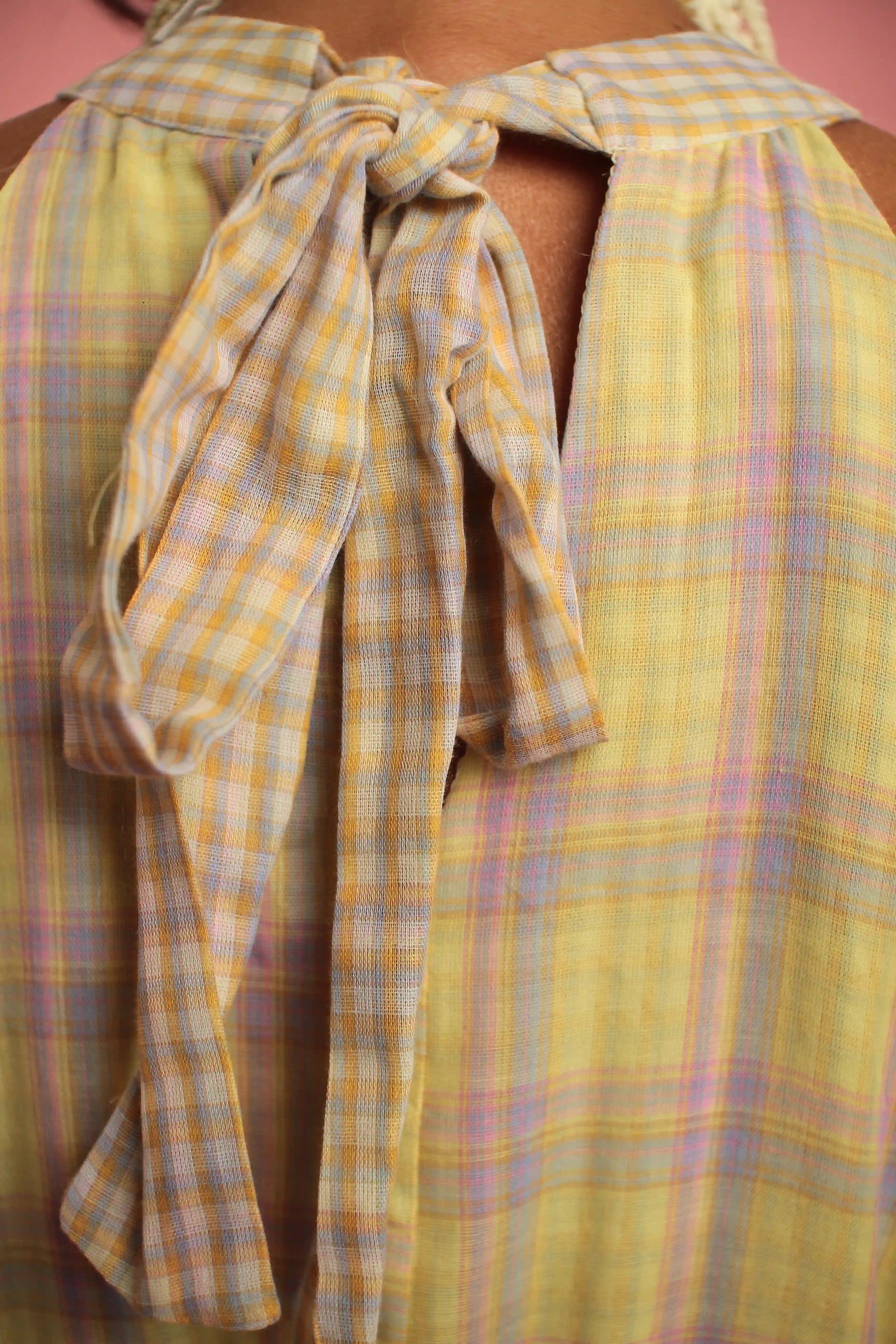 Robe Mary Coton jaune